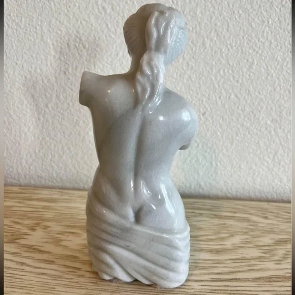 Vintage Marble Body Torso Bust Sculpture - Picture 2 of 4